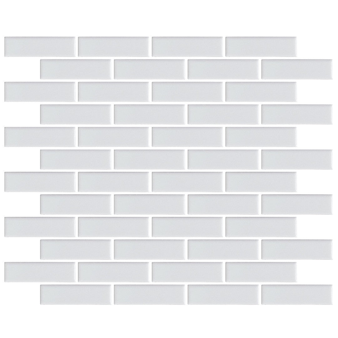 Emser 11" x 12" Savvy Pressed Glossy Offset Porcelain Mosaic