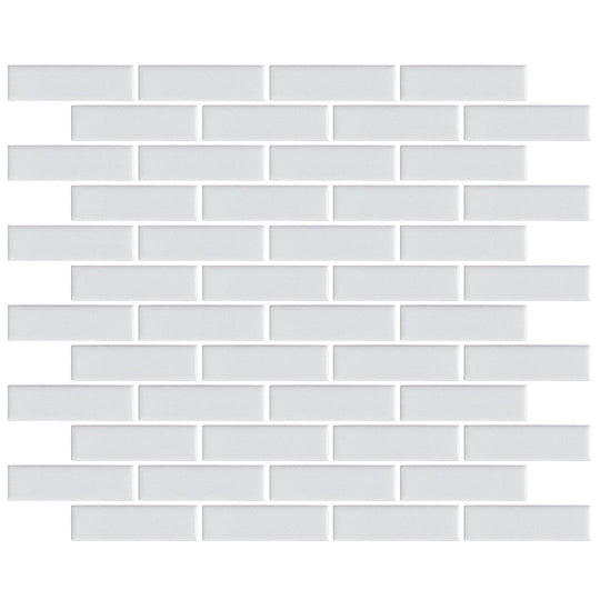 Emser 11" x 12" Savvy Pressed Glossy Offset Porcelain Mosaic