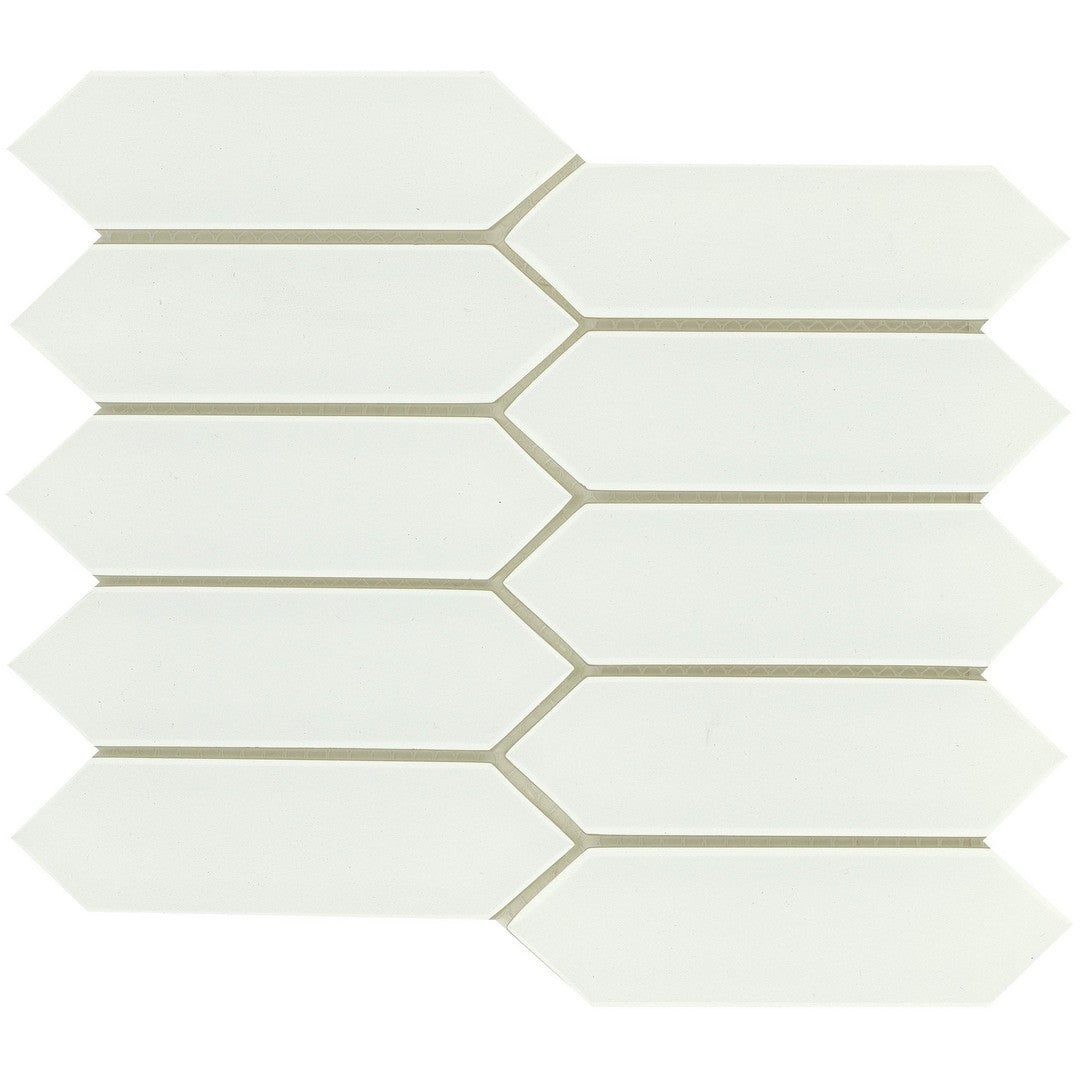 Emser 8" x 10" Concept Glossy Picket Glass Mosaic