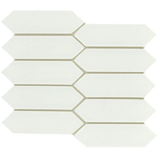 Emser 8" x 10" Concept Glossy Picket Glass Mosaic