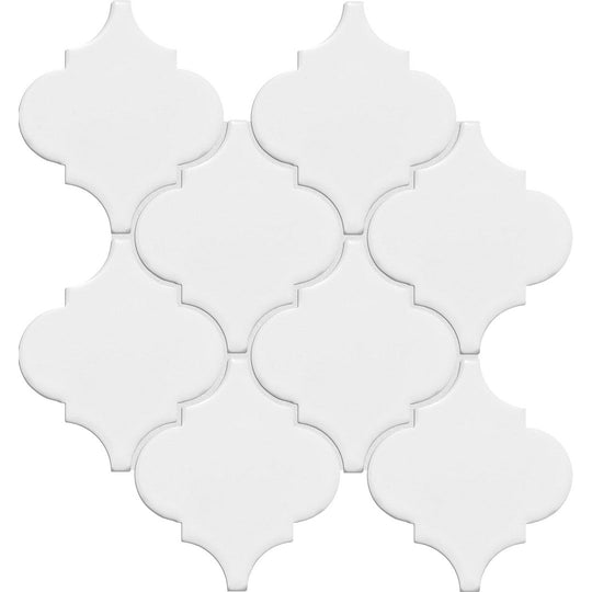 Emser 10" x 11" Morocco Pressed Glossy Ceramic Mosaic