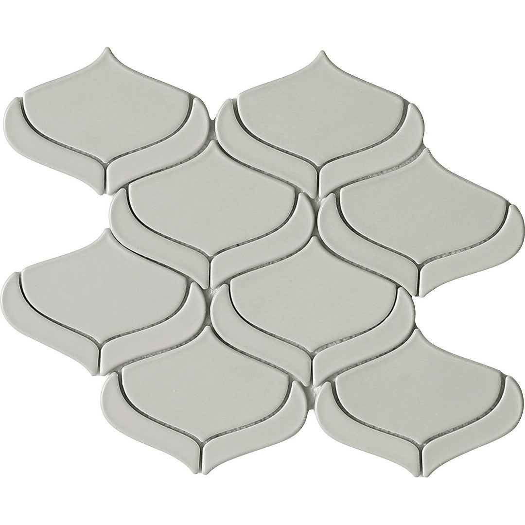 Emser 11" x 12" Mythos Pressed Matte Arabesque Ceramic Mosaic