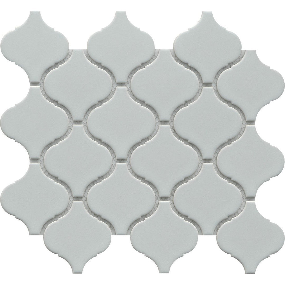 Emser 10" x 11" Influence Glossy Arabesque Porcelain Mosaic