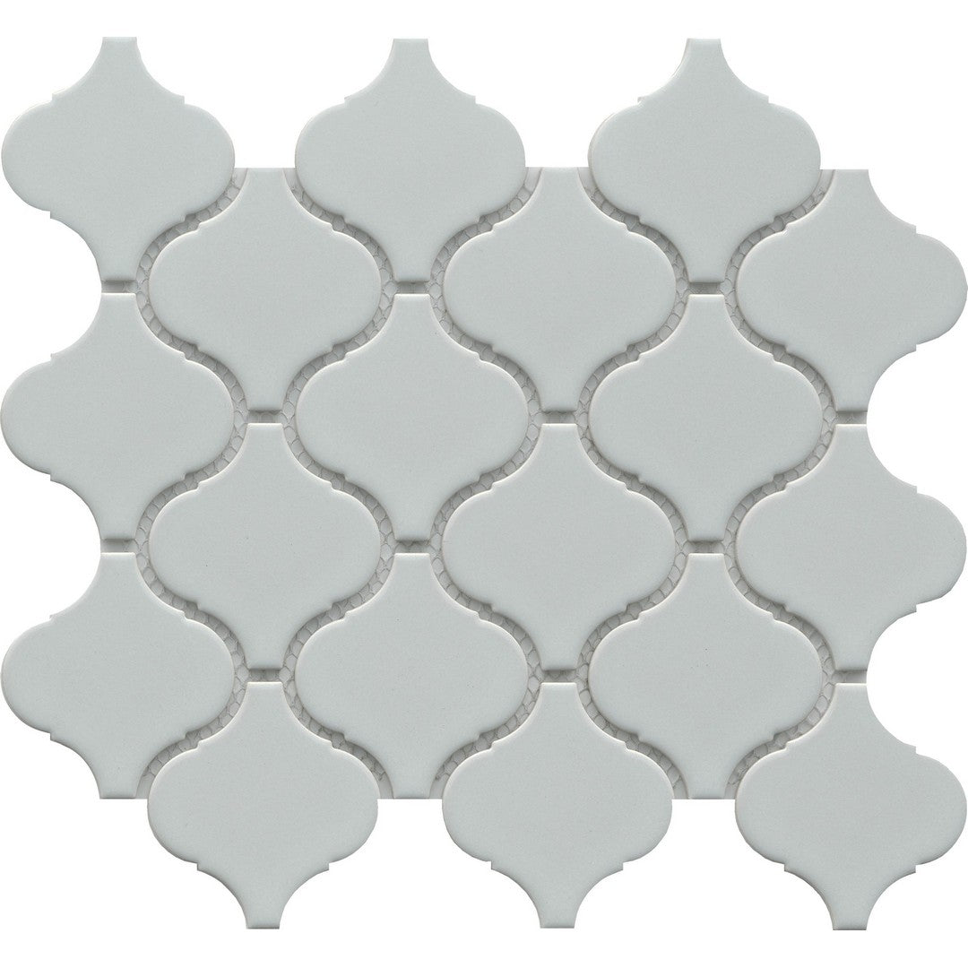 Emser 10" x 11" Influence Glossy Arabesque Porcelain Mosaic