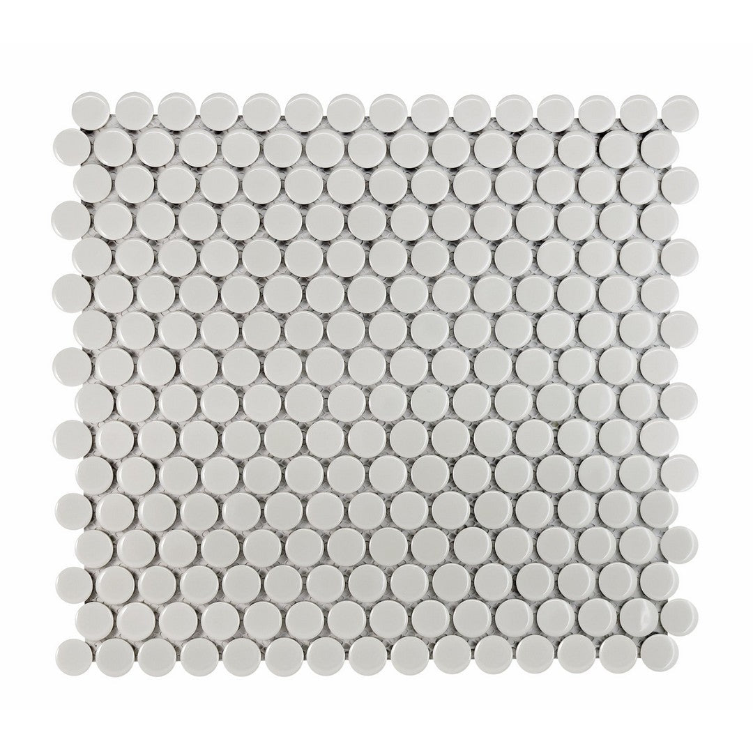 Emser 11" x 12" Influence Glossy Penny Porcelain Mosaic