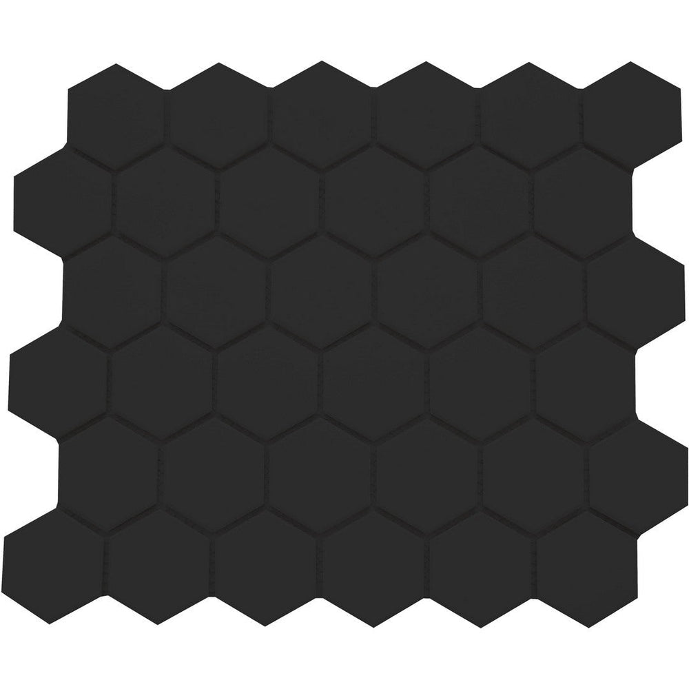 Emser 11" x 13" Rezone Pressed Matte 2" Hexagon Porcelain Mosaic