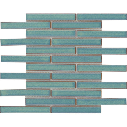 Emser 12" x 12" Regala Glossy Offset Porcelain Mosaic