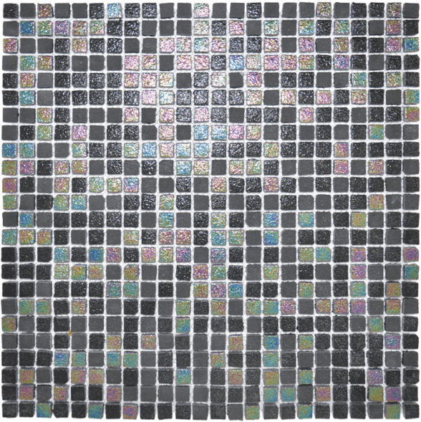 Happy Floors Endura 12" x 12" Natural 1" Micro Glass Mosaic