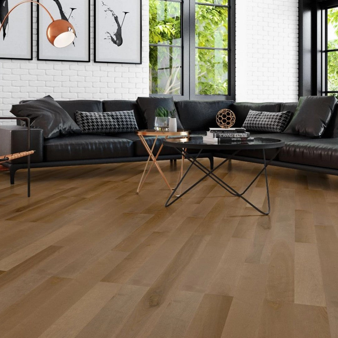 Mercier-Elegancia-Solid-3.25-x-84-Distinction-Yellow-Birch-Matte-19mm-Hardwood-Plank-English-Tea-Yellow-Birch