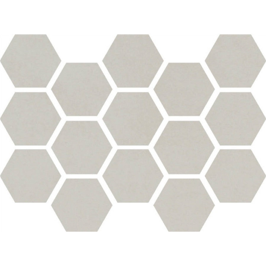 Happy Floors 10" x 14" Etna Natural Porcelain 2" Hexagon Mosaic