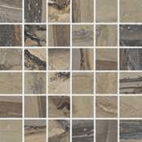 Happy Floors 12" x 12" Exotic Stone Rectified Natural Porcelain 2" Mosaic