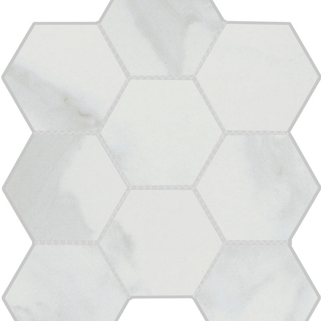 Emser Vara 10" x 12" Matte Porcelain Hexagon Mosaic