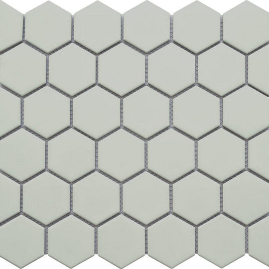 Emser Impact 11" x 13" Porcelain Matte 2" Hex Mosaic