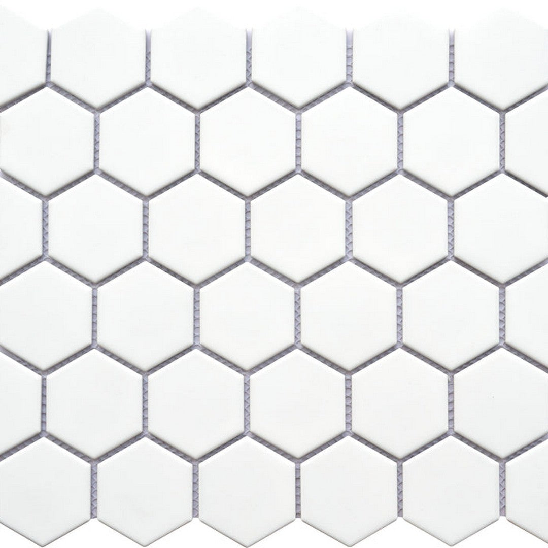 Emser Impact 11" x 13" Porcelain Matte 2" Hex Mosaic