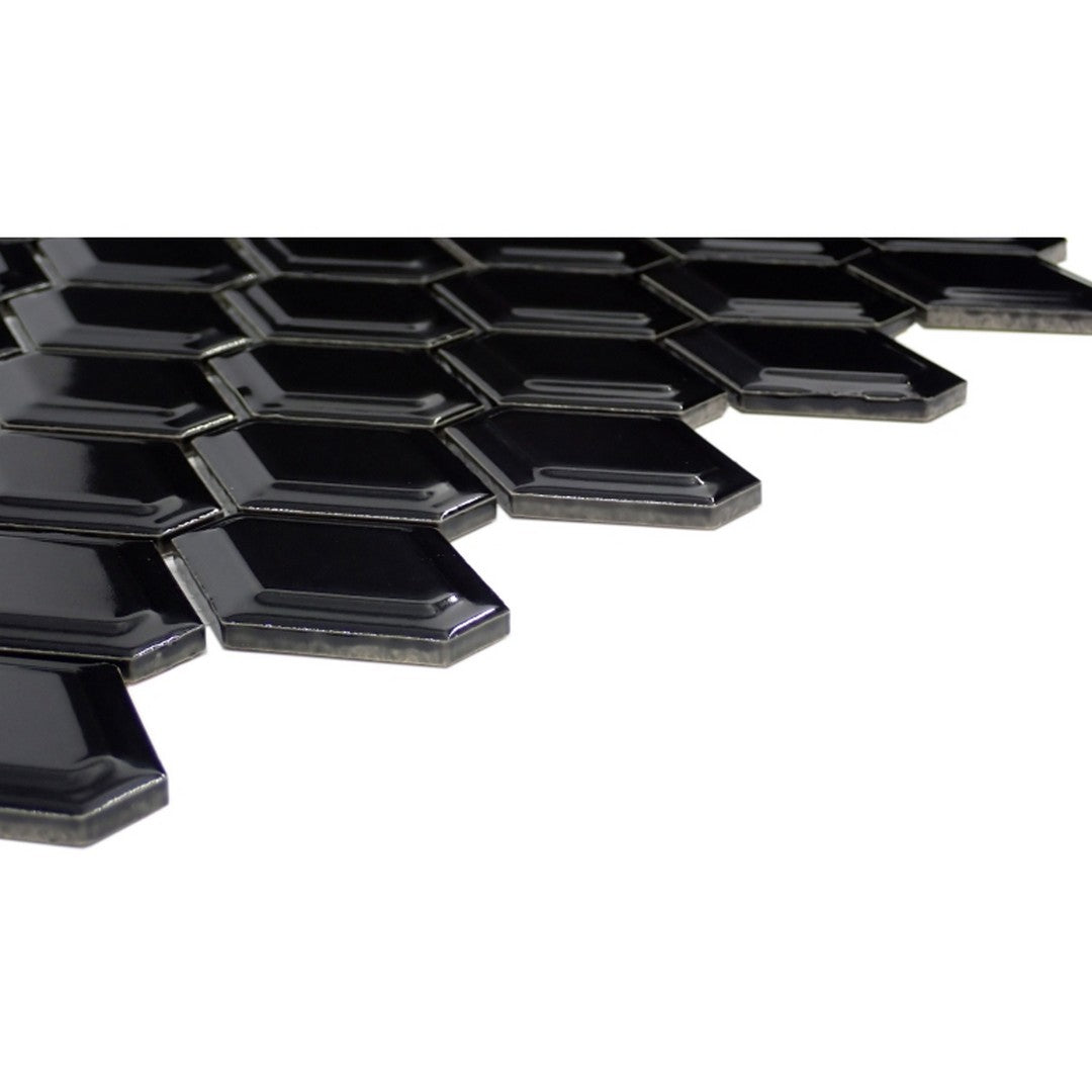 Emser-Catch-10-x-13-Pressed-Glossy-2-Hexagon-Porcelain-Mosaic-Black