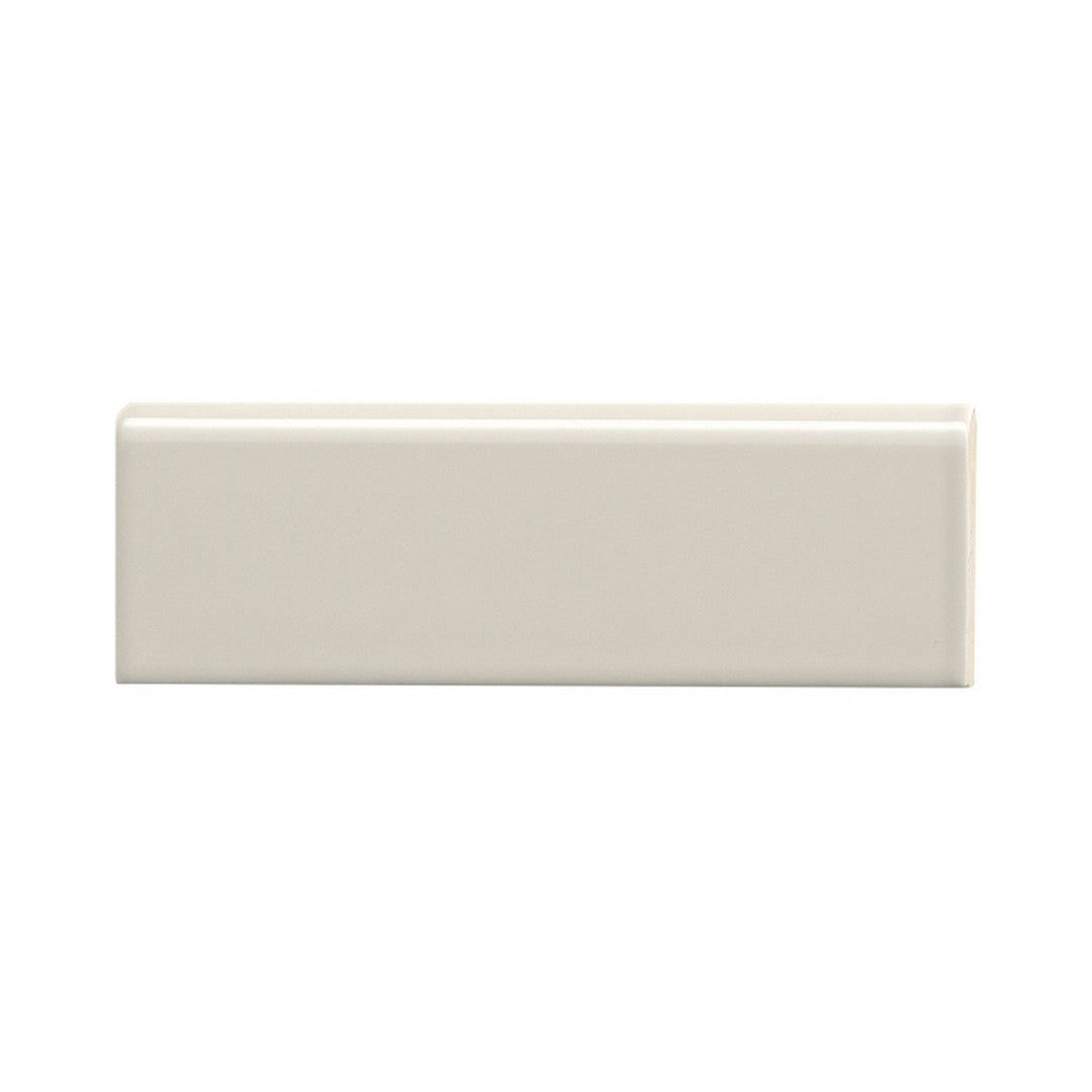 Emser Tile 2" x 6" Catch Pressed Glossy Ceramic Wall Bullnose