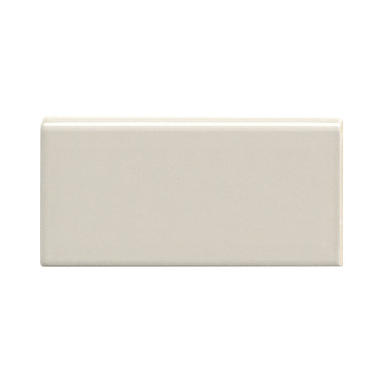 Emser Tile 3" x 6" Catch Pressed Glossy Ceramic Wall Bullnose