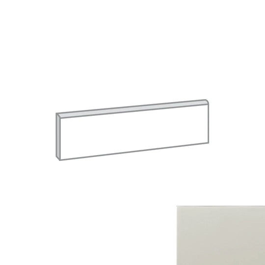 Emser Catch 4" x 16" Ceramic Gloss Wall Bullnose Short Side