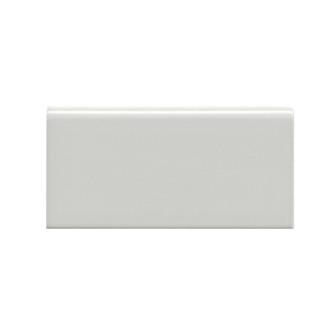 Emser Tile 3" x 6" Catch Pressed Glossy Ceramic Wall Bullnose