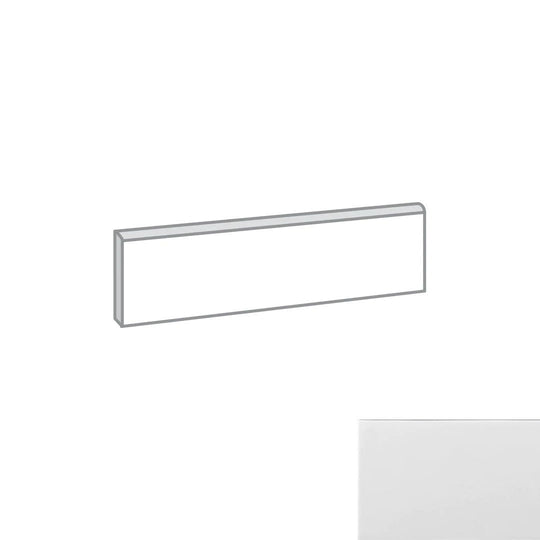 Emser Catch 4" x 16" Ceramic Gloss Wall Bullnose Short Side