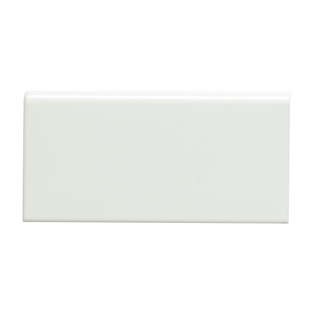 Emser Tile 3" x 6" Catch Pressed Glossy Ceramic Wall Bullnose