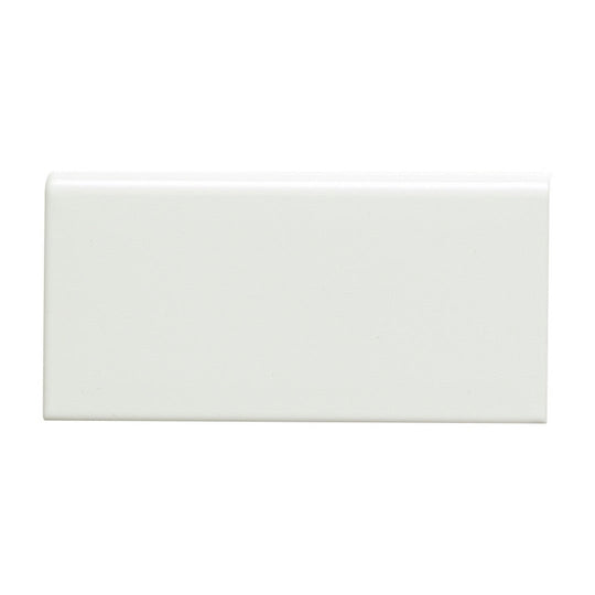 Emser Tile 3" x 6" Catch Pressed Glossy Ceramic Wall Bullnose