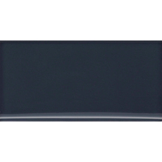 Emser Tile 3" x 6" Catch Pressed Glossy Ceramic Wall Bullnose
