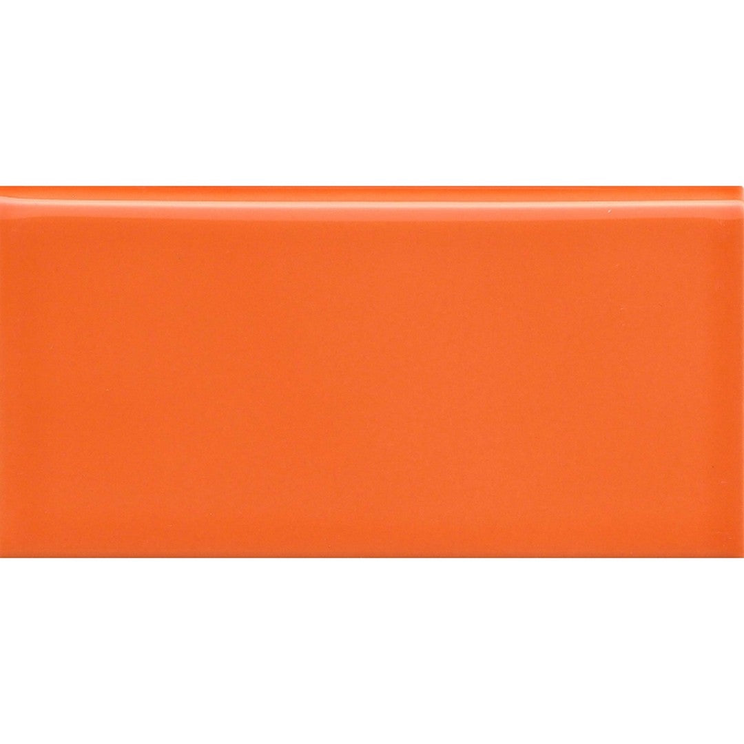 Emser Tile 3" x 6" Catch Pressed Glossy Ceramic Wall Bullnose
