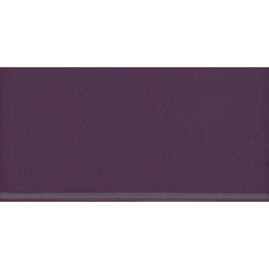 Emser Tile 3" x 6" Catch Pressed Glossy Ceramic Wall Bullnose