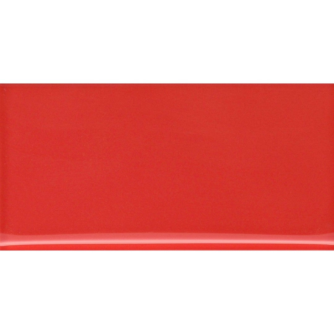 Emser Tile 3" x 6" Catch Pressed Glossy Ceramic Wall Bullnose