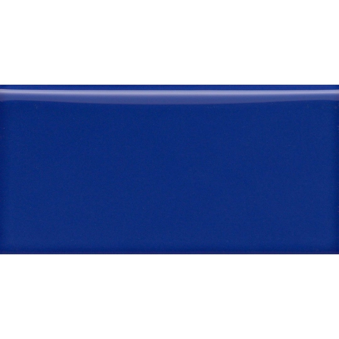 Emser Tile 3" x 6" Catch Pressed Glossy Ceramic Wall Bullnose