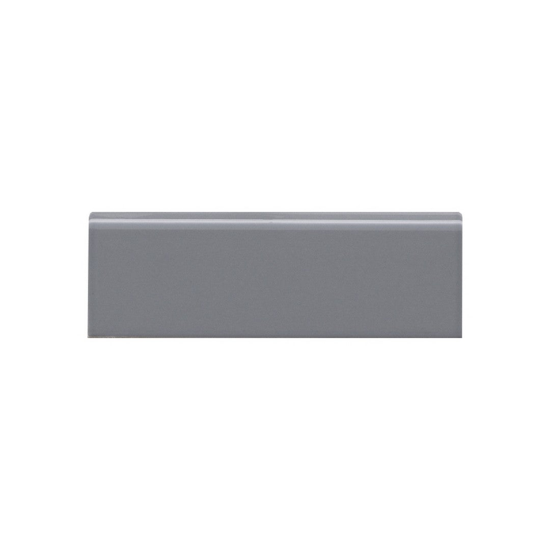 Emser Tile 2" x 6" Catch Pressed Glossy Ceramic Wall Bullnose
