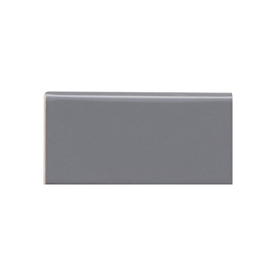 Emser Tile 3" x 6" Catch Pressed Glossy Ceramic Wall Bullnose