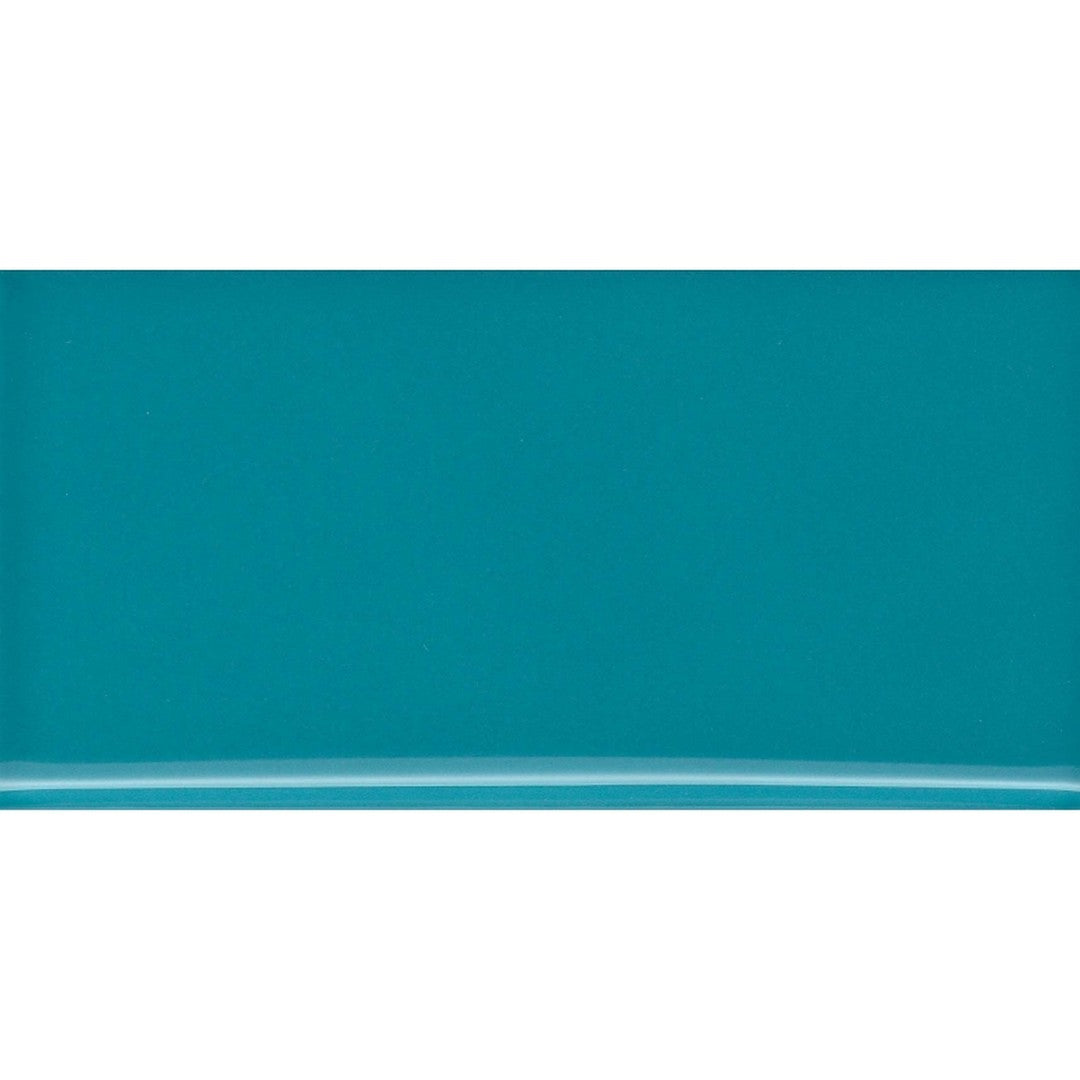 Emser Tile 3" x 6" Catch Pressed Glossy Ceramic Wall Bullnose