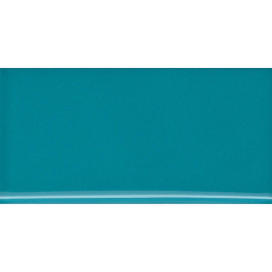 Emser Tile 3" x 6" Catch Pressed Glossy Ceramic Wall Bullnose