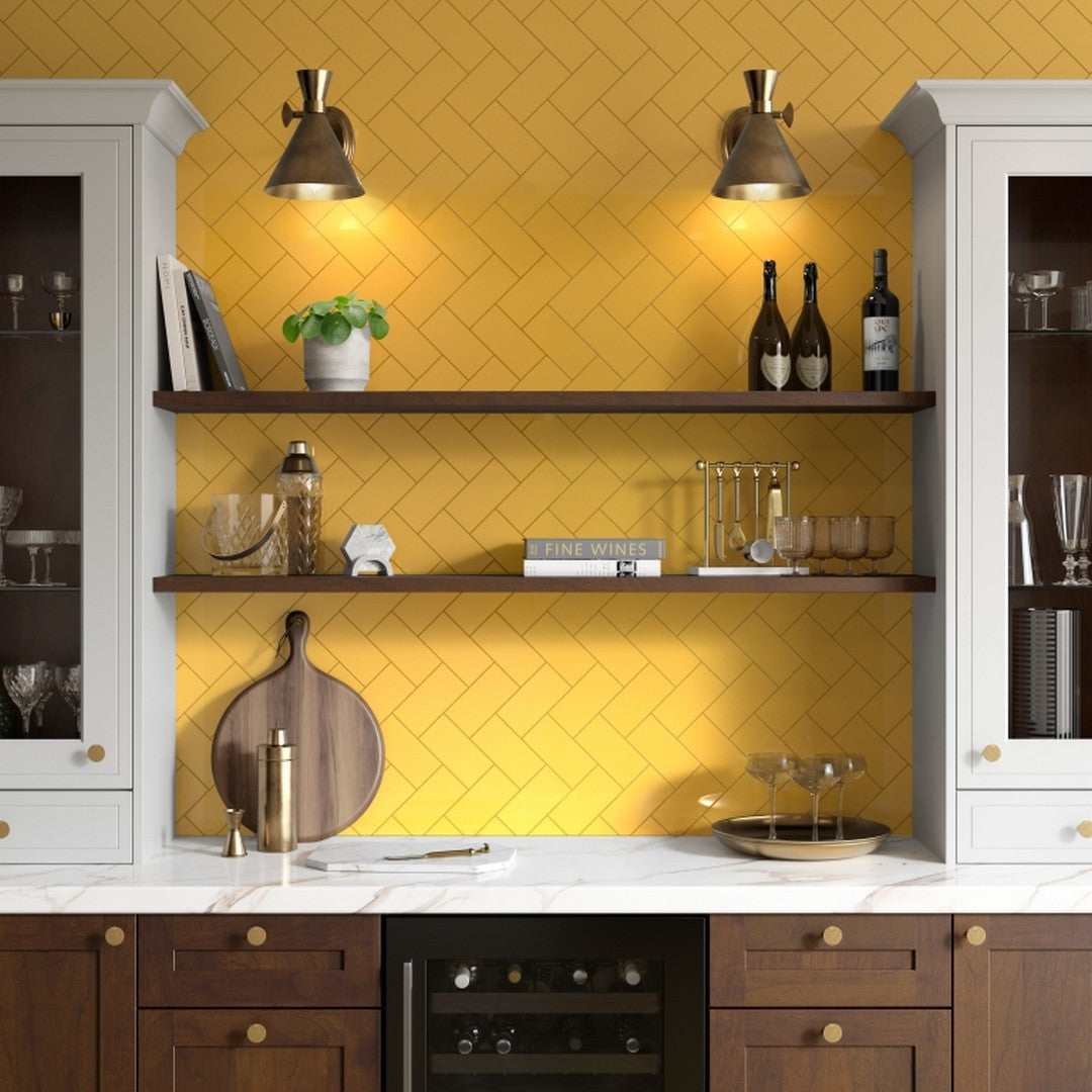 Emser-3-x-6-Catch-Glossy-Pressed-Ceramic-Tile-Yellow