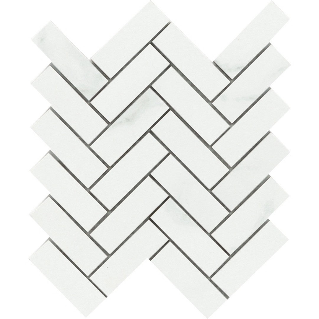 Emser Tile 8" x 9" Contessa Matte 1x3" Herringbone Porcelain Mosaic