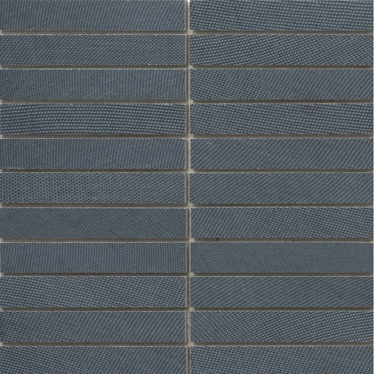 Emser 12" x 12" Genesis Matte 1x6" Stacked Porcelain Mosaic