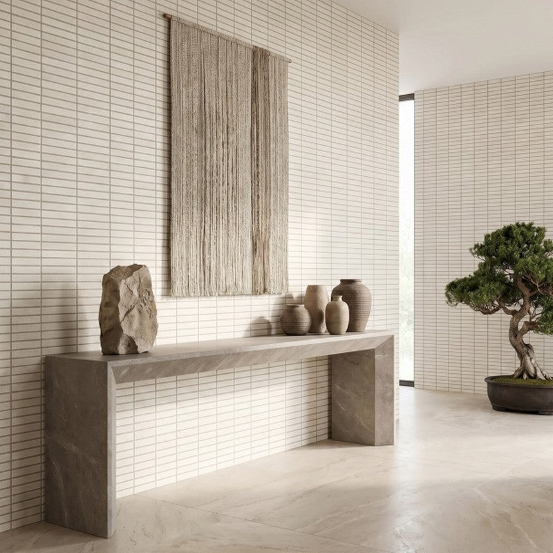 Emser-12-x-12-Genesis-Matte-1x6-Stacked-Porcelain-Mosaic-Ivory