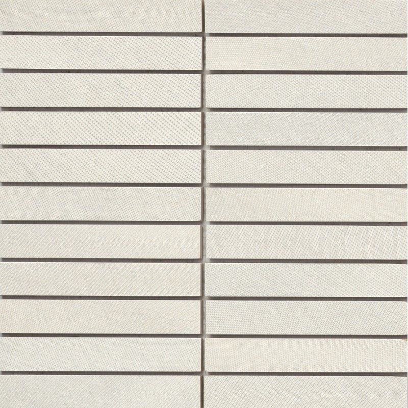 Emser 12" x 12" Genesis Matte 1x6" Stacked Porcelain Mosaic