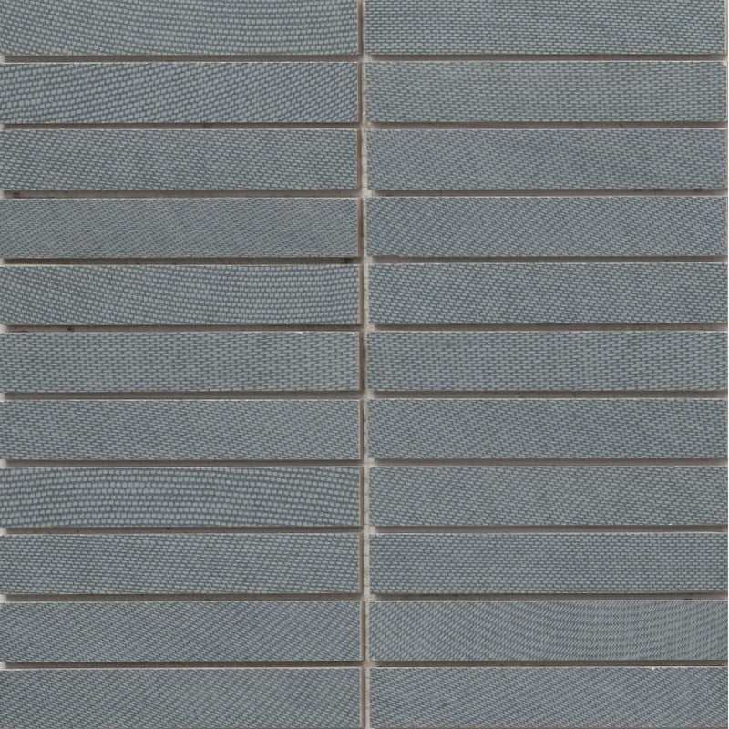Emser 12" x 12" Genesis Matte 1x6" Stacked Porcelain Mosaic