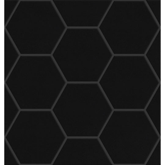 Emser 10" x 13" Times Square Polished 4" Hexagon Porcelain Mosaic