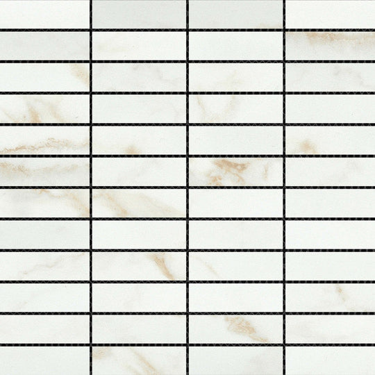 Emser Visconde 12" x 12" Matte Porcelain Stack Mosaic