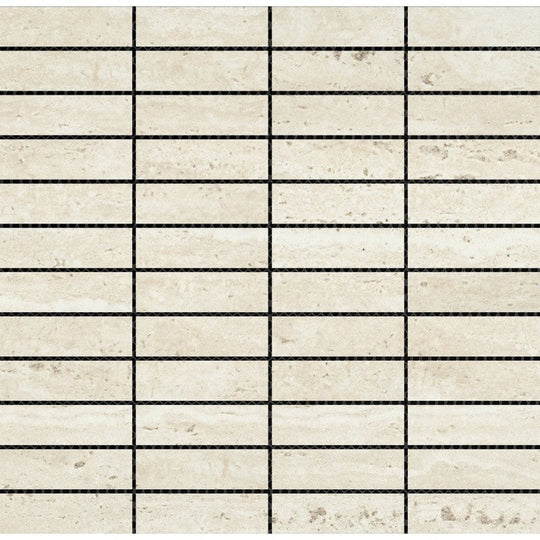Emser 12" x 12" Jargon Honed 1x4" Stacked Porcelain Mosaic