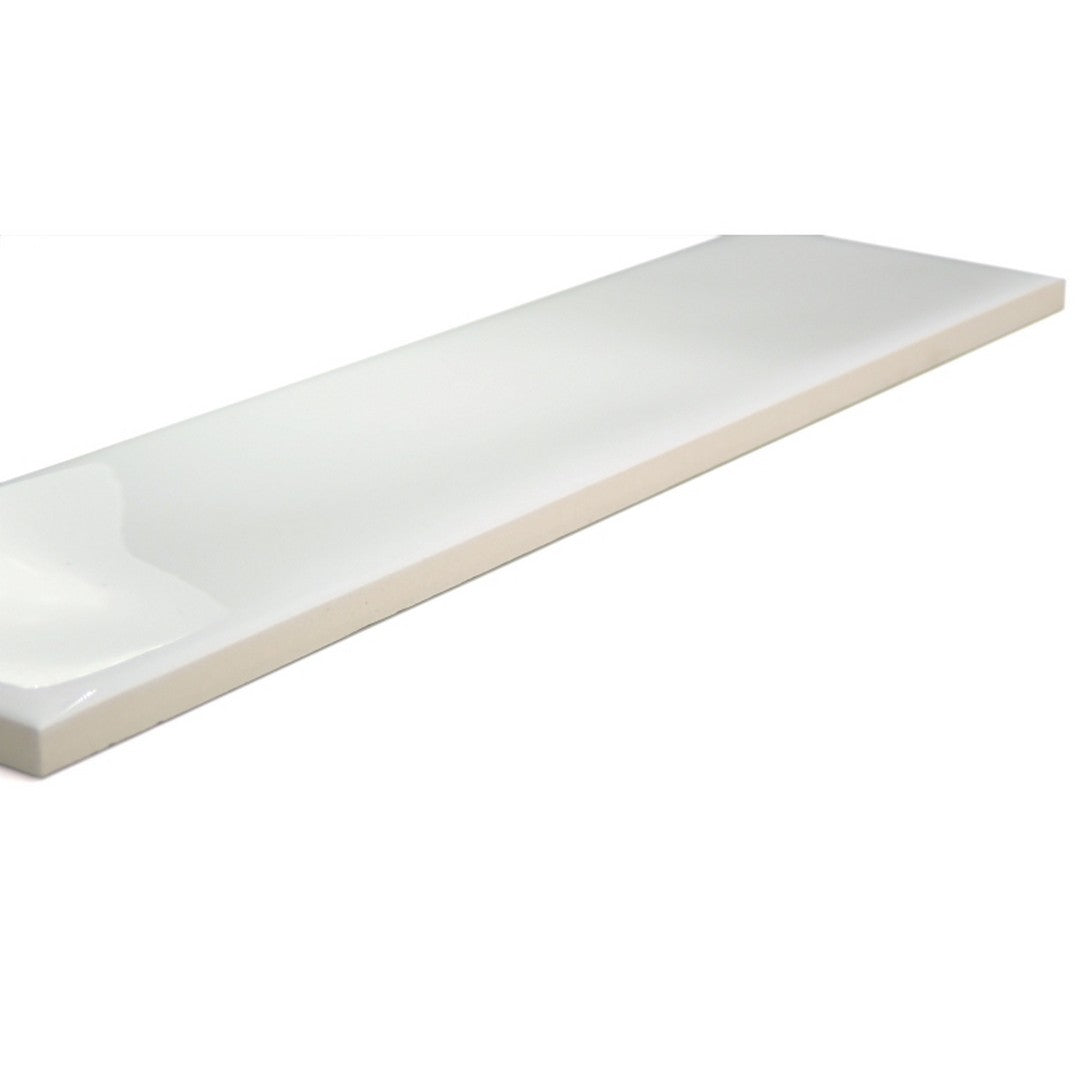 Emser-3-x-12-Craft-II-Pressed-Glossy-Ceramic-Wall-Tile-White-A