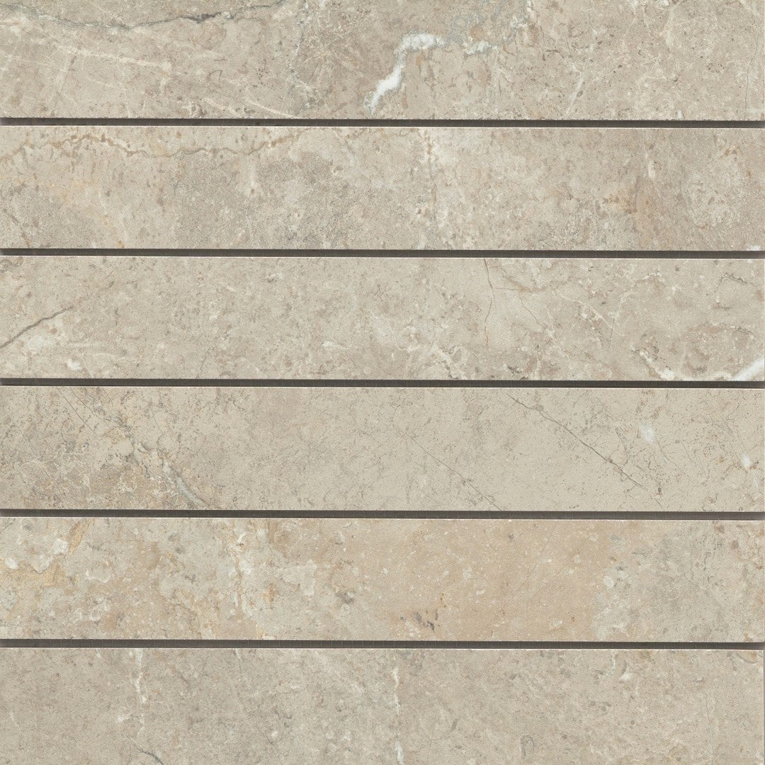 Emser 12" x 12" Terramor Honed 2x12" Stacked Porcelain Mosaic