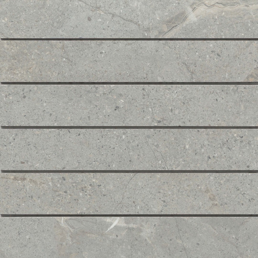 Emser 12" x 12" Terramor Honed 2x12" Stacked Porcelain Mosaic