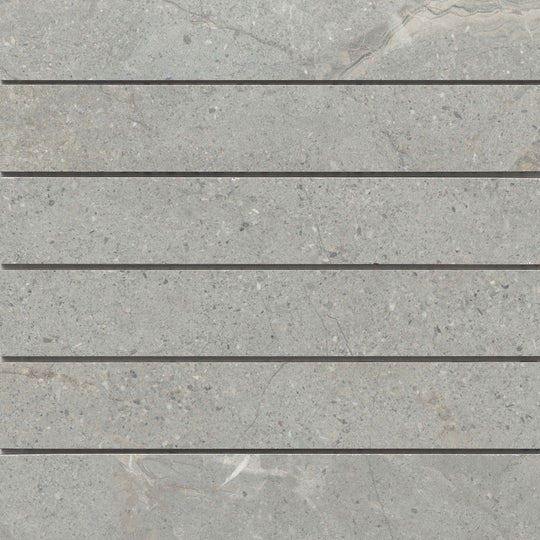 Emser 12" x 12" Terramor Honed 2x12" Stacked Porcelain Mosaic