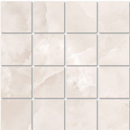Tesoro 12" x 12" Madras Matte Porcelain 3" Mosaic