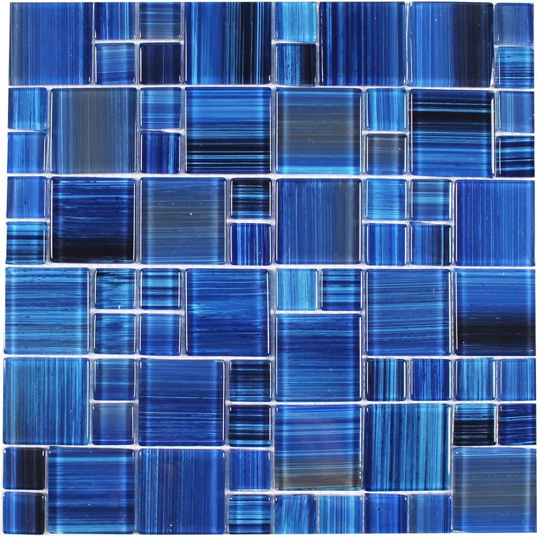 Tesoro 11.75" x 11.75" Bamboo Glass Mosaic